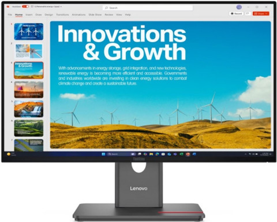 [64B1GAT1UK] LENOVO MONITOR 23.8'', D, THINKVISION P24QD-40 BUSINESS, IPS, WLED, QHD 2560x1440, AG, 4MS, 120Hz, 300 CD/M², VESA