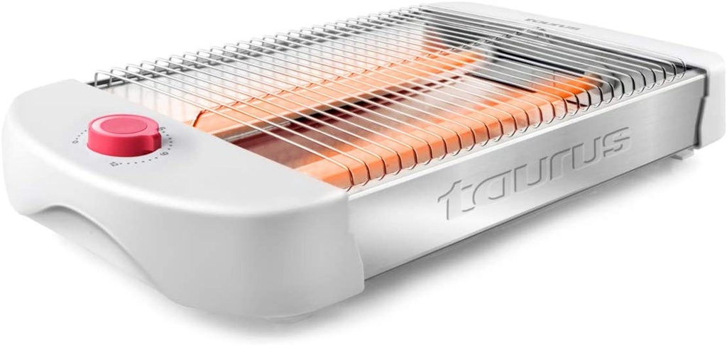 [960650000] TAURUS TOASTER ASTREA, 600W, FLAT TOASTER, QUARTZ HEATING ELEMENTS, 12 TOASTING LEVELS