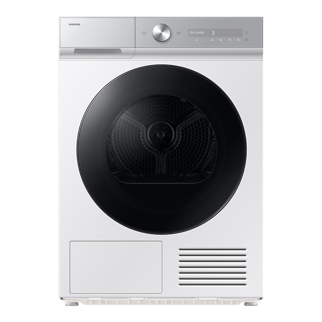 [DV90DB8845GHU4] SAMSUNG DRYER 9KG, A+++, 19 PROGRAMS, 147KWH, WIFI, HEAT PUMP, DIGITAL INVERTER MOTOR, AI DRY+, AI ENERGY, OPTIMAL DRY, QUICK DRIVE, WHITE