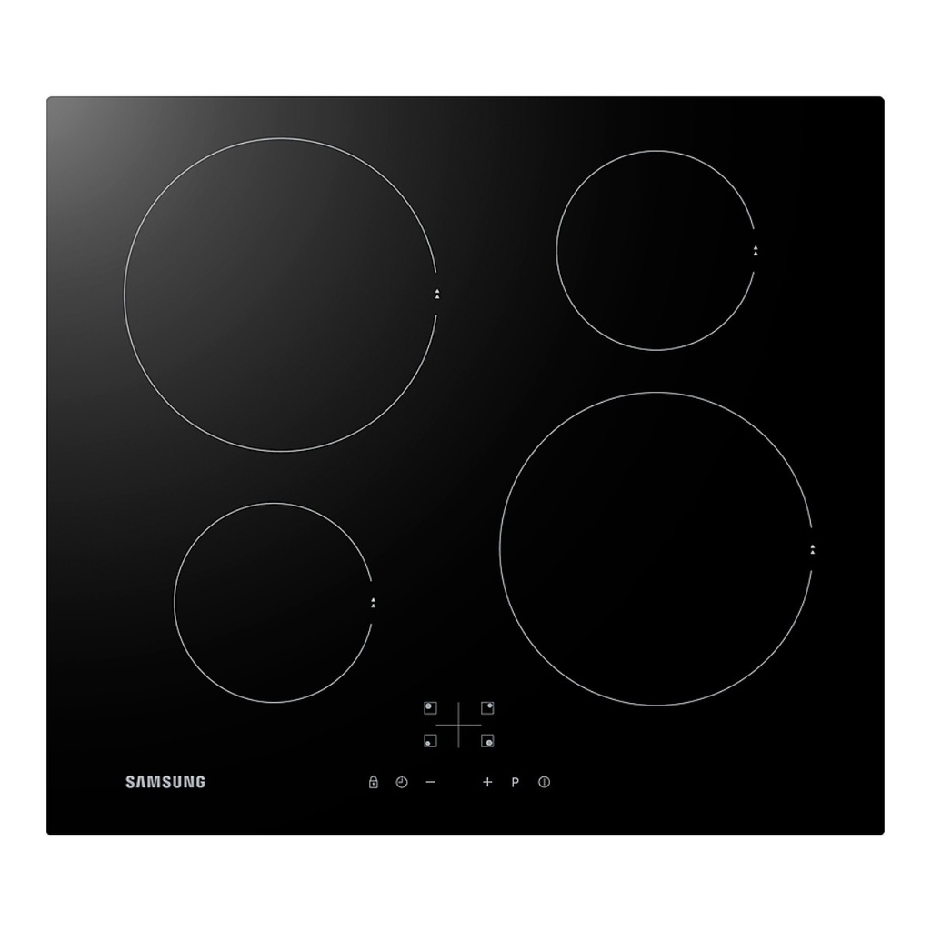 [NZ64F3NM1AB/UR] SAMSUNG HOB INDUCTION, BUILT IN, 4 HITTING ELEMENTS, TOUCH CONTROL, CUT EDGE, LED RED, BLACK