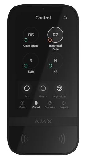 [29812] AJAX BASELINE Keypad Touchscreen Black