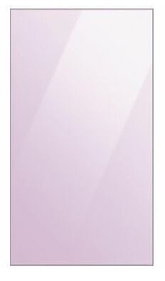 SAMSUNG DOOR PANEL BOTTOM GLASS FOR REFRIGERATORS BESPOKE 1.85M, GLAM LAVENDER