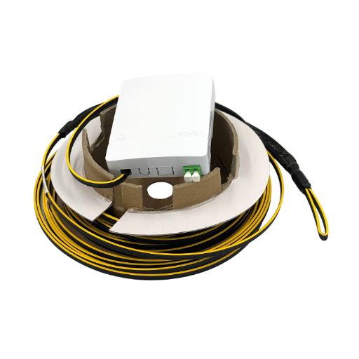 [29796] KEYNET Patch Cord with Pre-Terminated Fiber Optic Outlet SafeTrack LC/APC 15.0m