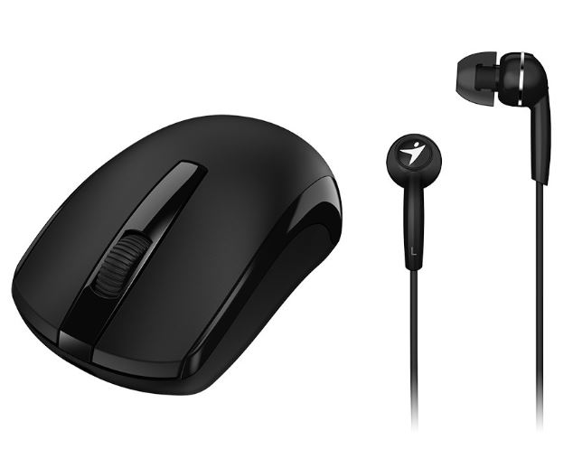 Genius Headset And Mouse Wireless MH-8100 - Black