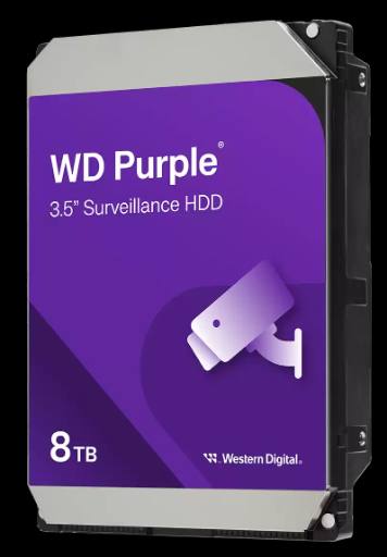 [29791] Western Digital HDD 3.5'' PURPLE CCTV 8TB WD85PURZ