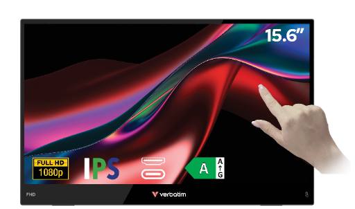 [29787] Verbatim Monitor Portable Touch 15.6" Full-HD USB-C LIGHT Series