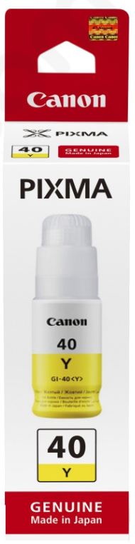 [3402C001AA] CANON INK GI-40 YELLOW INK BOTTLE FOR  G7040 G6040 G5040