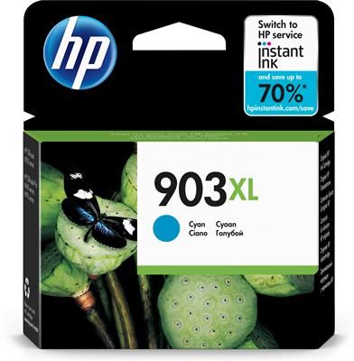 [T6M03AE] HP INK CARTRIDGE CYAN, HP 903XL, FOR OFFICEJET 6960, 6970, 6950 - 825 PAGES