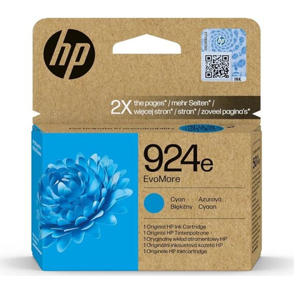[4K0U7NE] HP924E XL CYAN 8122E/8124E/812