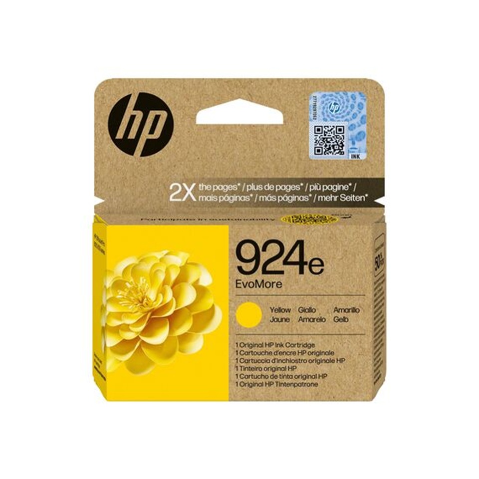 [4K0U9NE] HP924E XL YELLOW 8122E/8124E/812