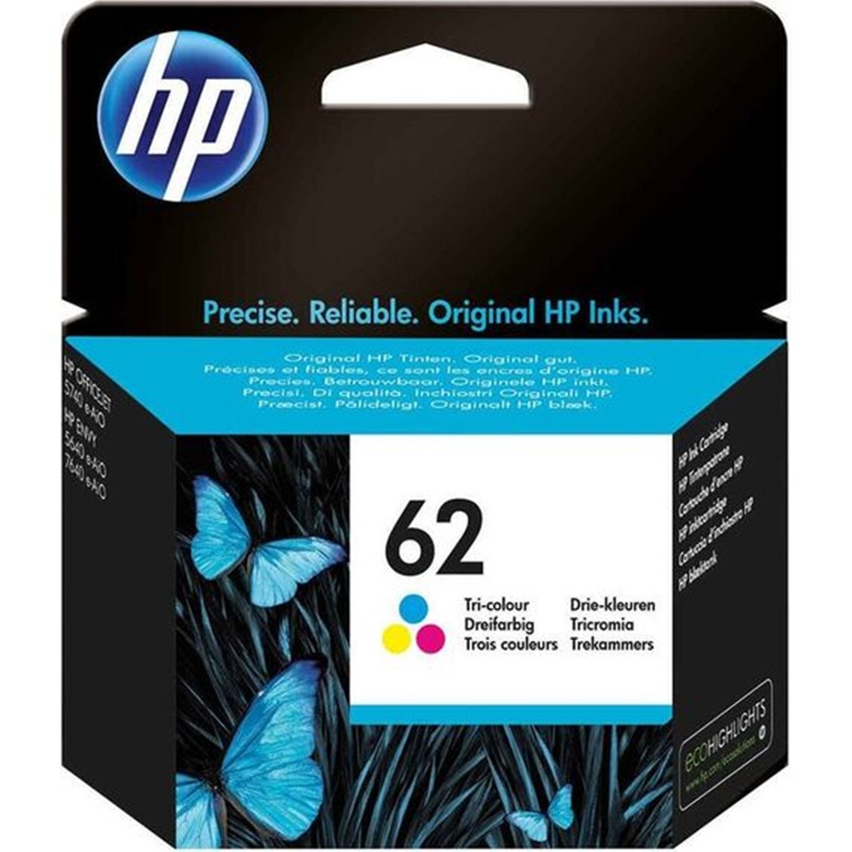 HP62 Tri-Colour Ink Cartridge - (C2P06AE Cartridge)460/5642/5643/5644