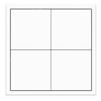 [30592] HDL Panel TILE SERIES Ivory White 8 Button V2.1