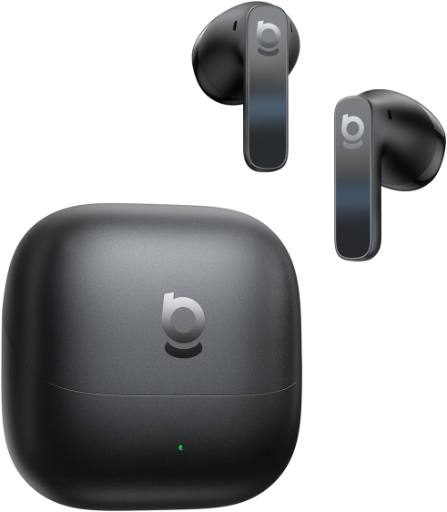 [29753] Baseus Headphones In Ear TWS, ANC, LDAC Hi-res Audio, IP55,40H Battery Life, 6-Mic AI ENC, Bass BS1 Black