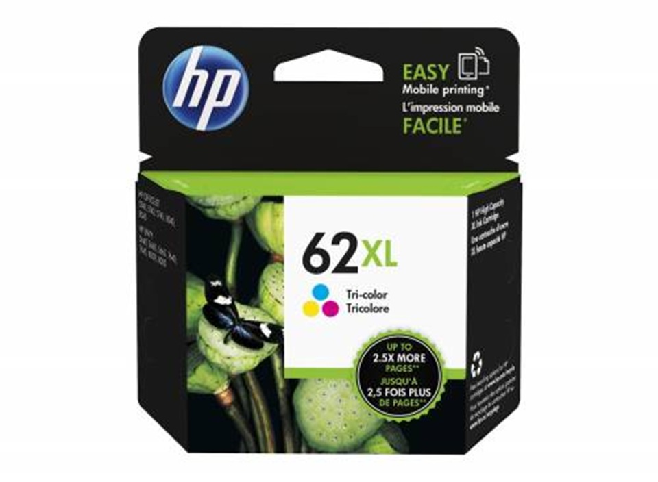 C2P07AE HP62XL COLOUR INK  HIGH CAPACITY C/M/Y