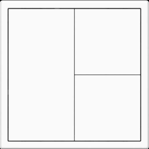 [30590] HDL Panel TILE SERIES Ivory White 3 Button V2.1