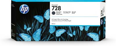 [F9J68A] HP INK CARTRIDGE MATTE BLACK, HP 728, 300ML, FOR DESIGNJETS T730, T830 SERIES