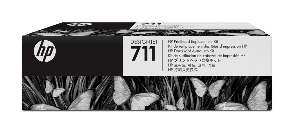 [C1Q10A] HP PRINTHEAD REPLACEMENT KIT CARTRIDGE, HP 711, FOR DESIGNJET FOR DESIGNJETS T120, T125, T130, T520, T525, T530 SERIES
