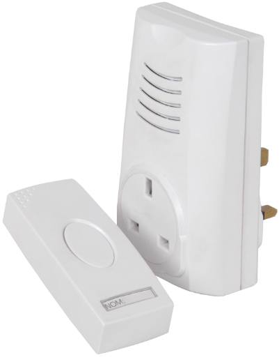[29718] Mercury DB300 Wireless DoorBell Plug-in & Plug-Through 350.300UK
