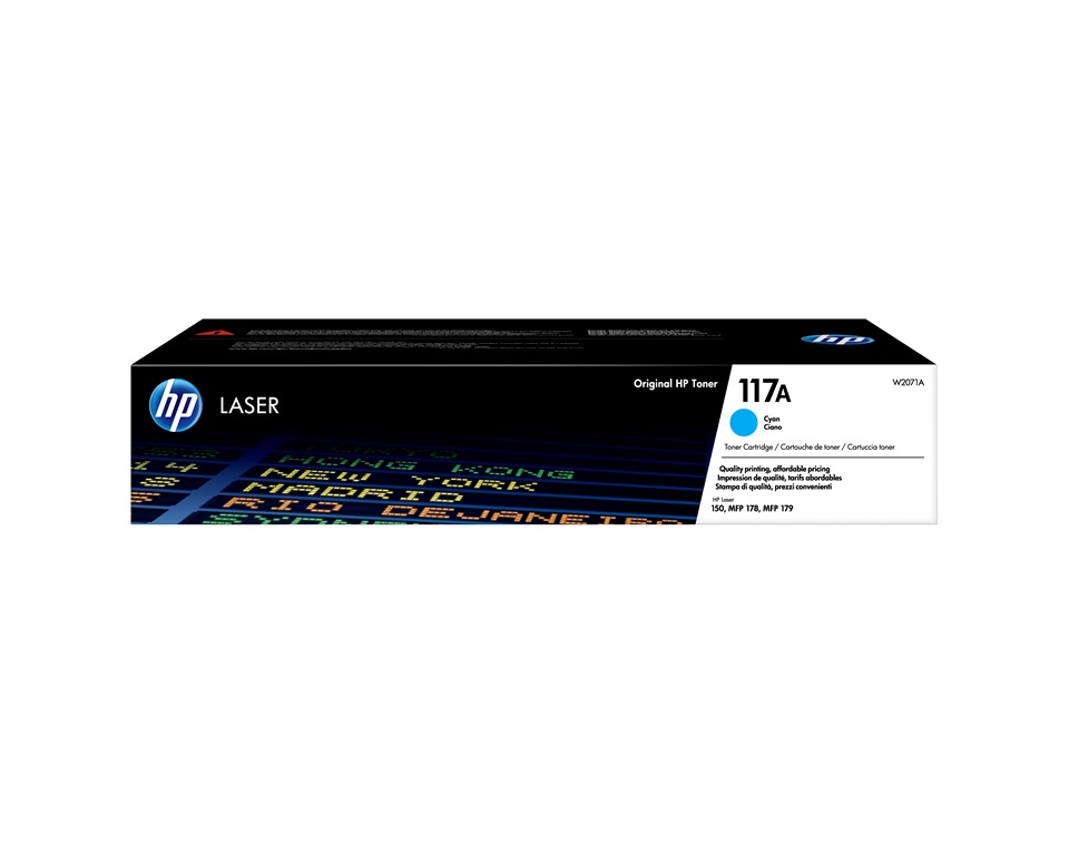 [W2071A] W2071A, HP117A Cyan Toner Cartridge, HP Colour Laser 150a/150nw/178nwg/179fnw