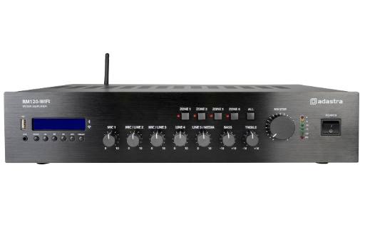 [29704] Adastra RM120-WIFI 120W Amplifier 100V with 4 Zones FM/USB/BT/WiFi 953.234UK