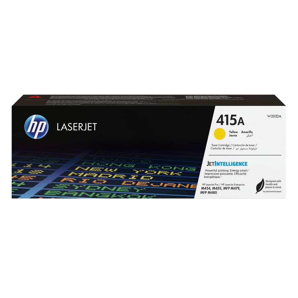 [W2032A] Yellow HP415A LaserJet Toner Cartridge - (W2032A) M454/MFPM479 -2100pages