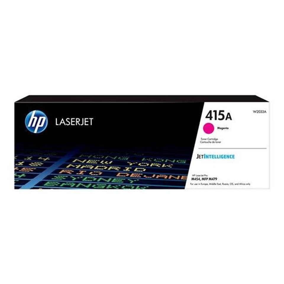 [W2033A] Magenta HP415A LaserJet Toner Cartridge - (W2033A) M454/MFPM479 -2100pages