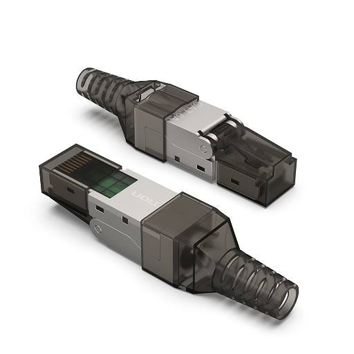 [29695] Vention NETWORK Connectors CAT6A FTP Toolless Plug with Boot IDIH0 (1pc)