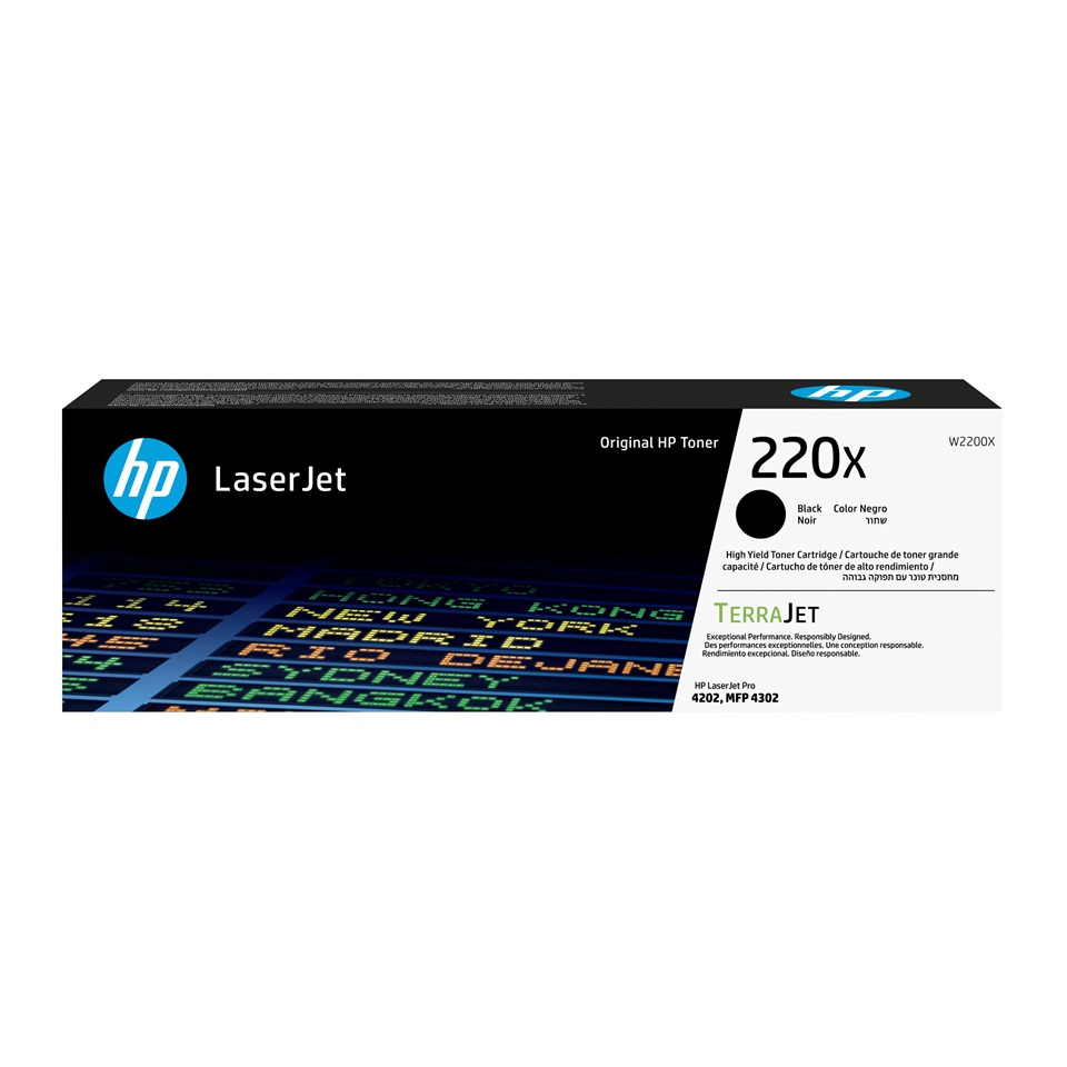W2200X HP220X Black Toner, M4202/M4302 (5500)