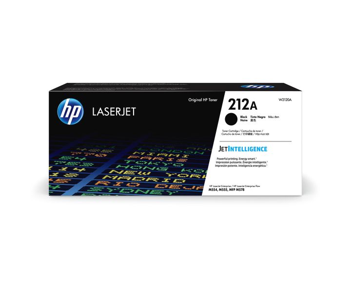 [W2120A] HP212A Black Toner Cartridge - (W2120A)  FOR M578c , M555DN, M578c, M578f, M554dn, M555x  ,5.500 pages