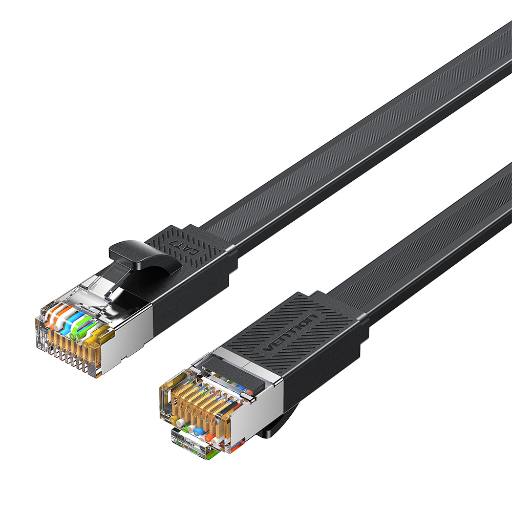 [29688] Vention NETWORK Cable CAT7 Flat 1.5m Black ICGBG
