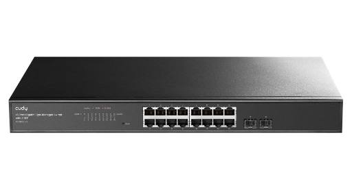 [30582] Cudy Switch Gigabit Ethernet Cloud Easy-Managed 16-Port + 2SFP GS1016ES2