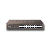 TP-LINK SWITCH 24PORTS GIGABIT LAN PORTS, UNMANAGED, FANLESS, RACKMOUNT/DESKTOP, UK PLUG