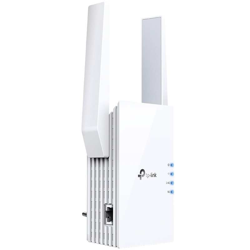 [RE605X] TP-LINK WIRELESS RANGE EXTENDER AX1800, DUAL BAND, 1 X GIGABIT LAN PORT, 2 X EXTERNAL ANTENNAS, ONEMESH, AP MODE, WPA/WPA2, WHITE, UK PLUG
