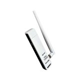[TL-WN722N] TP-LINK WIRELESS ADAPTER, N150, USB 2.0, DUAL DETACHABLE OMNI DIRECTIONAL ANTENNA, SUPPORT 64/128 bit WEP, WPA-PSK/WPA2-PSK, WHITE