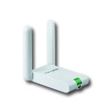 [TL-WN822N] TP-LINK WIRELESS ADAPTER, N300, USB 2.0, DUAL ANTENNAS, SUPPORT 64/128 bit WEP, WPA-PSK/WPA2-PSK, 1.5M USB CABLE, WHITE