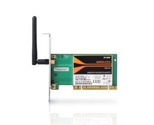 DLINK ADAPTER WIRELESS PCI N 150 MBPS, 1x DETACHABLE 2dBi DIPOLE ANTENNA INCLUDES LOW PROFILE BRACKET (SFF SUPPORT)
