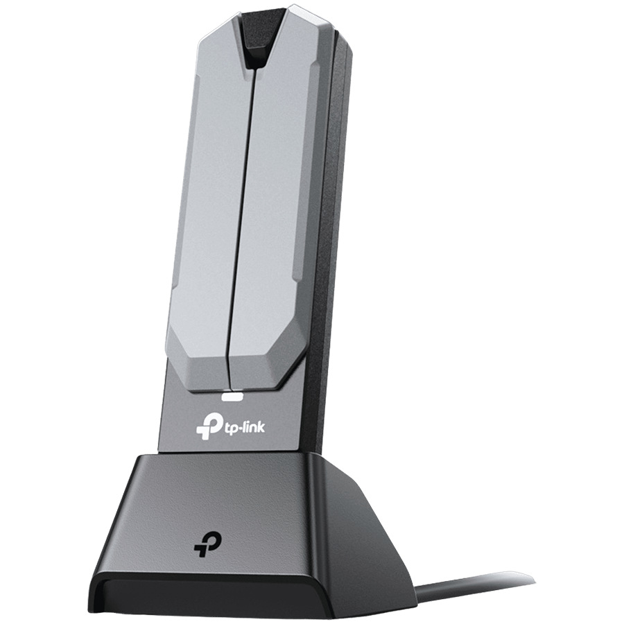 [ARCHER TBE400UH] TP-LINK WIRELESS ADAPTER, DUAL BAND, BE6500, USB 3.0, WI-FI 7, 2× HIGH-GAIN DUAL-BAND ANTENNAS, BLACK