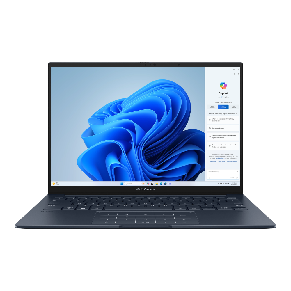 [90NB14W3-M02370] ASUS Notebook ZenBook 14 OLED - Intel Core Ultra 9 285H, 32GB RAM, 1TB SSD, Intel ARC, 14" OLED, Windows 11 Pro