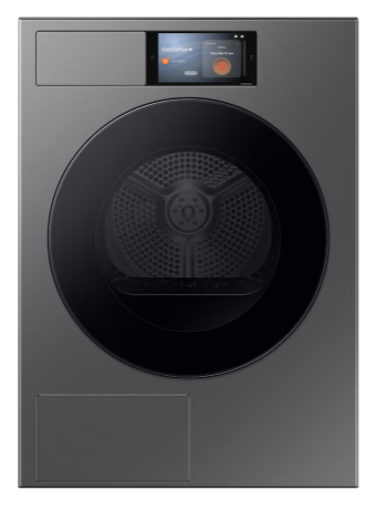 [DV90F09F4SU4] SAMSUNG DRYER 9KG, A, 19 PROGRAMS, 79KWH, WIFI, HEAT PUMP, DIGITAL INVERTER MOTOR, REVERSIBLE DOOR, BLACK DECO + GLASS DOOR, DARK SILVER