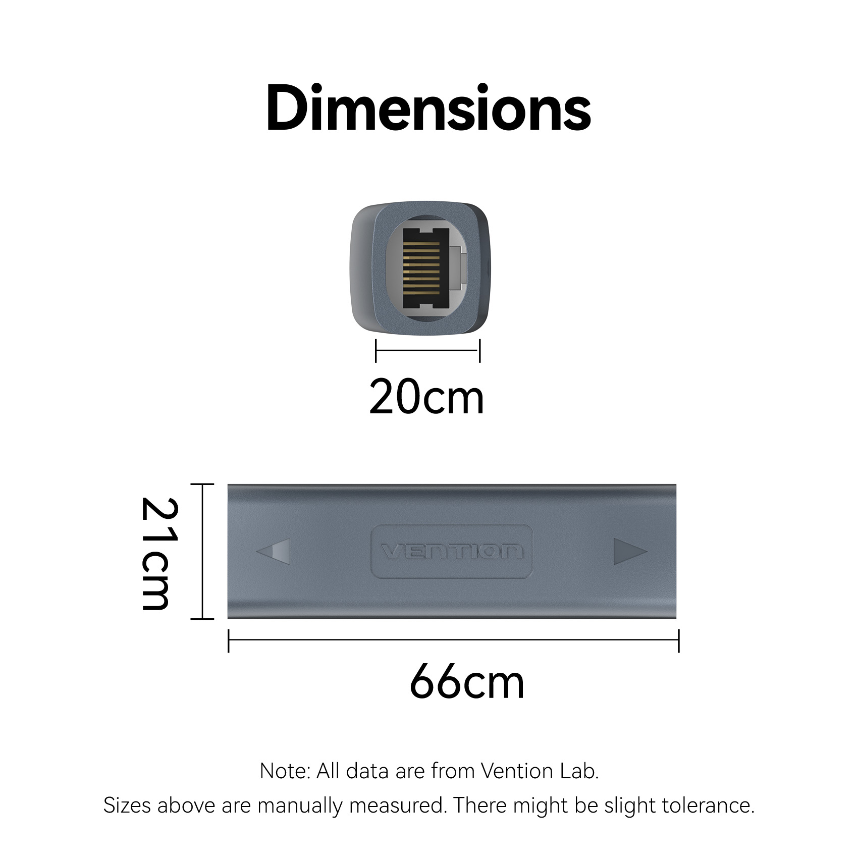 Vention NETWORK Coupler CAT7 FTP Shielded IP68 for Starlink Grey IPYH0 - Image 11