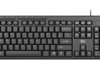 Rii Keyboard Wired Ultra-Slim Silent Full Sized RK907