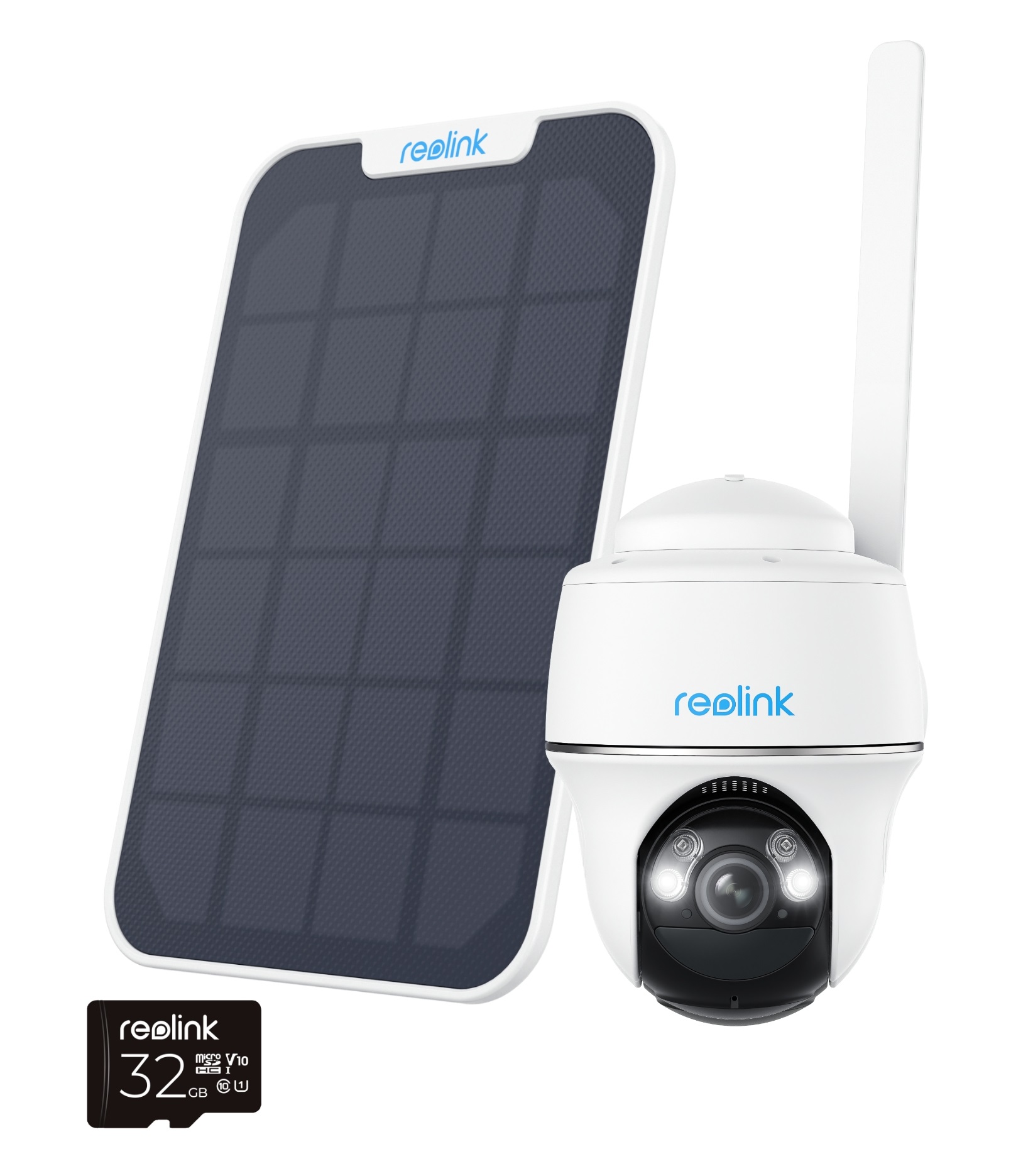 Reolink BP4G G430 5MP PTZ (GO PT Plus) Outdoor Battery Camera Bundle Includes Solar Panel + 32GB SD