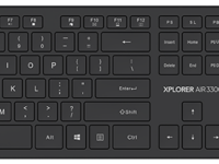 Alcatroz Keyboard & Mouse Wireless Xplorer AIR 3300 Black