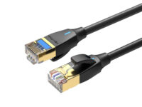 Vention NETWORK Cable CAT8 SFTP Slim 1.0m Black IKIBF