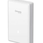 TP-LINK ACCESS POINT BE3600, WIRELESS INDOOR WALL PLATE, 2 X GIGABIT PORTS, 2.5G DOWNLINK, 2.5G UPLINK 4 X DUAL BAND ANTENNAS, ONE PORT SUPPORT POE OUT, BAND STEERING, OMADA APP