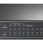 TP-LINK SWITCH 8PORTS GIGABIT, 4PORTS PoE+ AND 4 PORTS GIGABIT LAN, 55W, UNMANAGED, DESKTOP, UK PLUG
