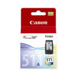 CANON INK CARTRIDGE CL-511 COLOR FOR IP2700, MP250, MP280, MP495, MP270, MX320, MX340, MX350, MP260