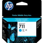 HP INK CARTRIDGE CYAN, HP 711, 29ML, FOR DESIGNJETS T120, T125, T130, T520, T525, T530 SERIES