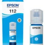 EPSON INK BOTTLE CYAN 112, 1 x 70.0 ml, 6K PAGES, FOR ITS L6550, L6570, L6580, L15150, L15160, L11160, L6490, L6460, L15180