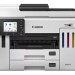 CANON PRINTER ALL IN ONE INKJET BUSINESS GX7140 ITS, REFILABLE TANKS, A4, PRINT, SCAN, COPY, FAX, CLOUD, 600 X 1200 DPI, 24iPM ( B), 16iPM (C), DUPLEX, 45000 PAGES DUTY CYCLE, USB, WIFI, LAN, WHITE